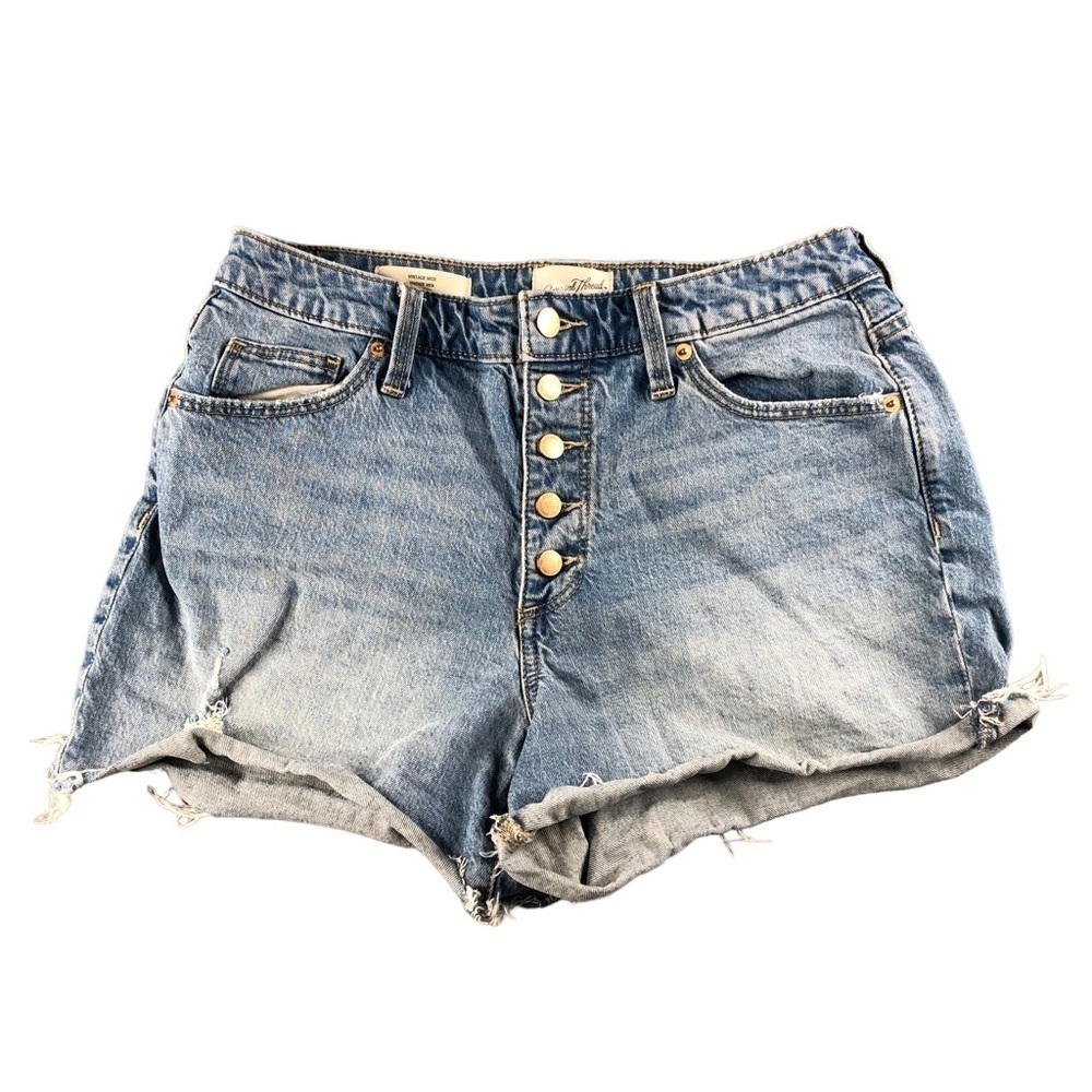 Universal Thread Vintage Mini Button Fly Raw Hem … - image 1